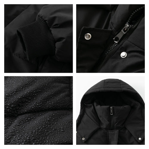 Women Long Puffer Jacket Winter Coat with Hood